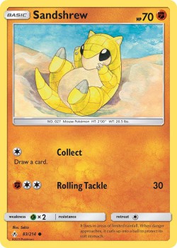Carte Pokémon: Sandshrew