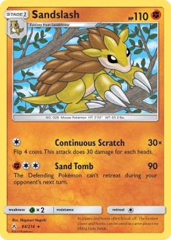 Carte Pokémon: Sandslash