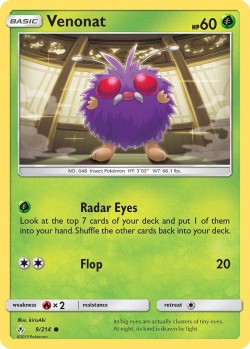 Carte Pokémon: Venonat