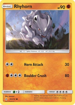 Carte Pokémon: Rhyhorn