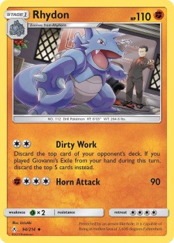 Carte Pokémon: Rhydon