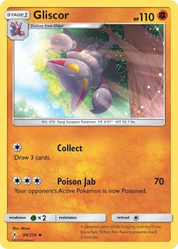 Carte Pokémon: Gliscor