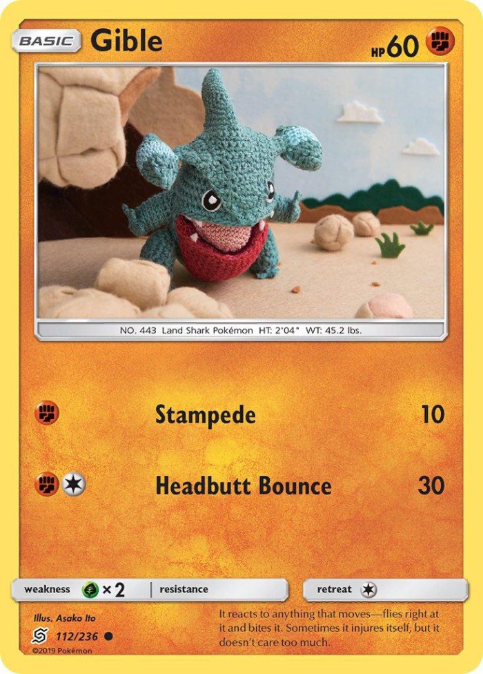 Carte Pokémon: Gible [Griknot]