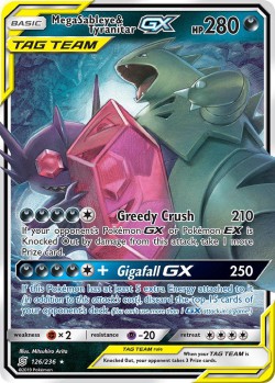 Carte Pokémon: Mega Sableye & Tyranitar GX