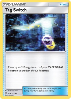 Carte Pokémon: Tag Switch