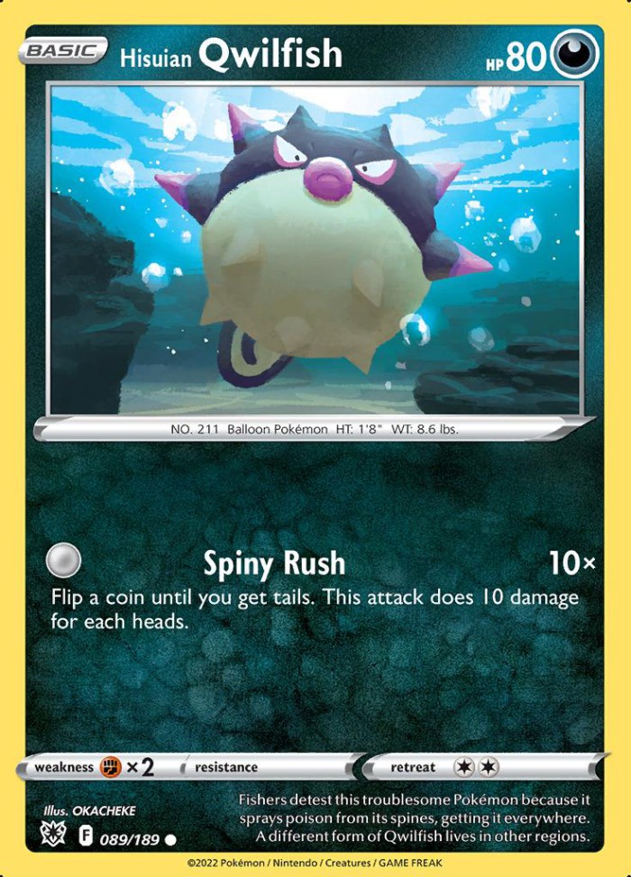 Carte Pokémon: Hisuian Qwilfish [Qwilfish de Hisui]
