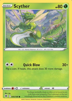Carte Pokémon: Scyther