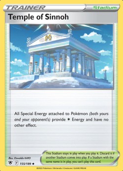 Carte Pokémon: Temple of Sinnoh