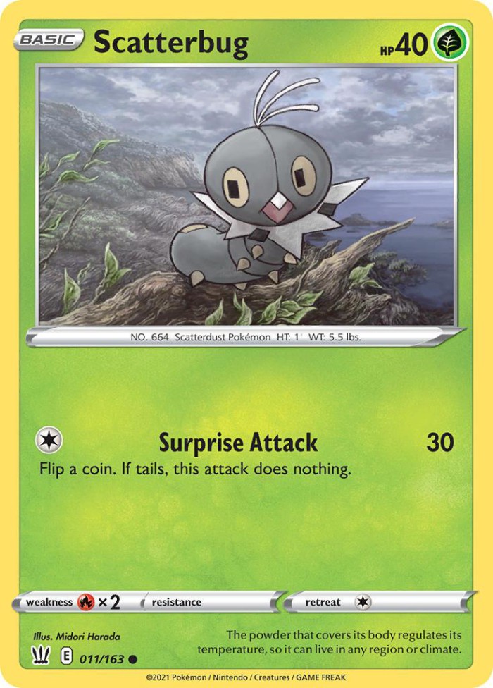 Carte Pokémon: Scatterbug [Lépidonille]