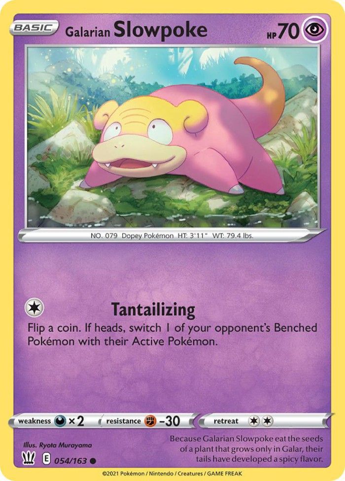 Carte Pokémon: Galarian Slowpoke [Ramoloss de Galar]