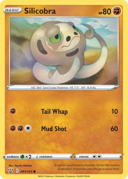Carte Pokémon: Silicobra