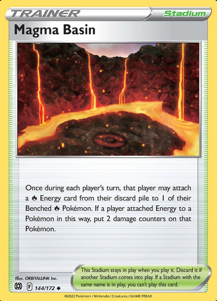 Carte Pokémon: Magma Basin [Bassin de Magma]