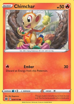 Carte Pokémon: Chimchar