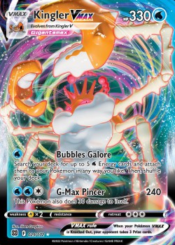 Carte Pokémon: Kingler VMAX