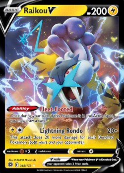 Carte Pokémon: Raikou V