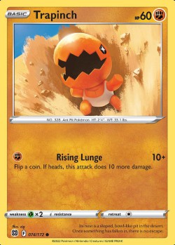 Carte Pokémon: Trapinch