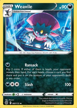 Carte Pokémon: Weavile