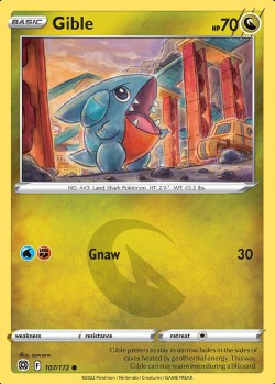 Carte Pokémon: Gible