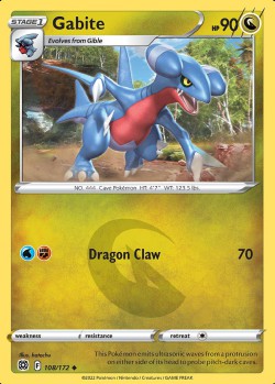 Carte Pokémon: Gabite