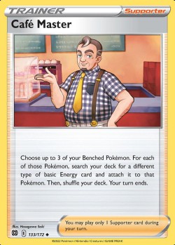Carte Pokémon: Café Master