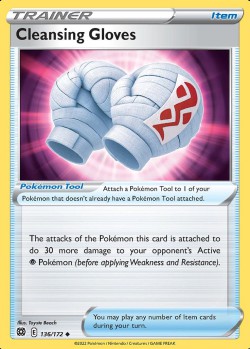 Carte Pokémon: Cleansing Gloves