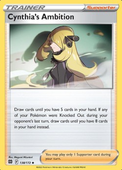 Carte Pokémon: Cynthia's Ambition