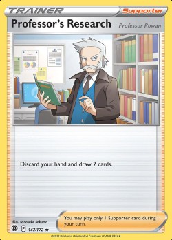 Carte Pokémon: Professor's Research