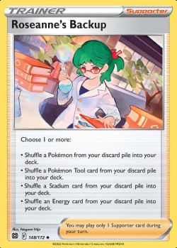 Carte Pokémon: Roseanne's Backup