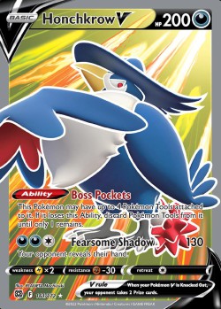 Carte Pokémon: Honchkrow V