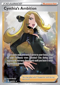 Carte Pokémon: Cynthia's Ambition