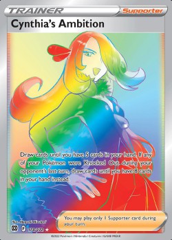 Carte Pokémon: Cynthia's Ambition