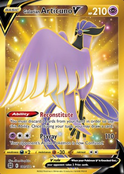 Carte Pokémon: Galarian Articuno V