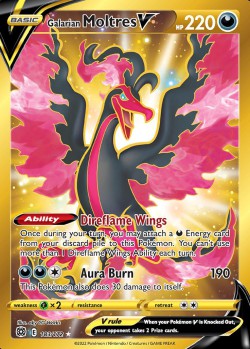 Carte Pokémon: Galarian Moltres V