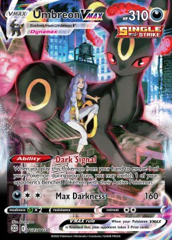 Carte Pokémon: Umbreon VMAX
