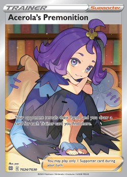 Carte Pokémon: Acerola's Premonition
