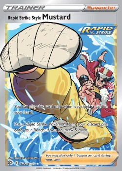 Carte Pokémon: Rapid Strike Style Mustard