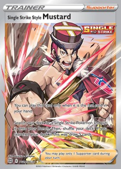 Carte Pokémon: Mustard Single Strike Style