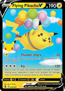 Carte Pokémon: Flying Pikachu V