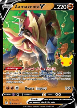 Carte Pokémon: Zamazenta V