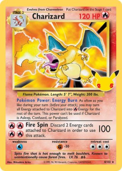 Carte Pokémon: Charizard