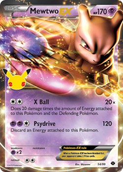 Carte Pokémon: Mewtwo EX