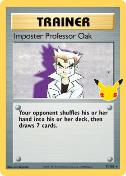 Carte Pokémon: Imposter Professor Oak