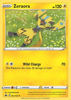 Carte Pokémon: Zeraora