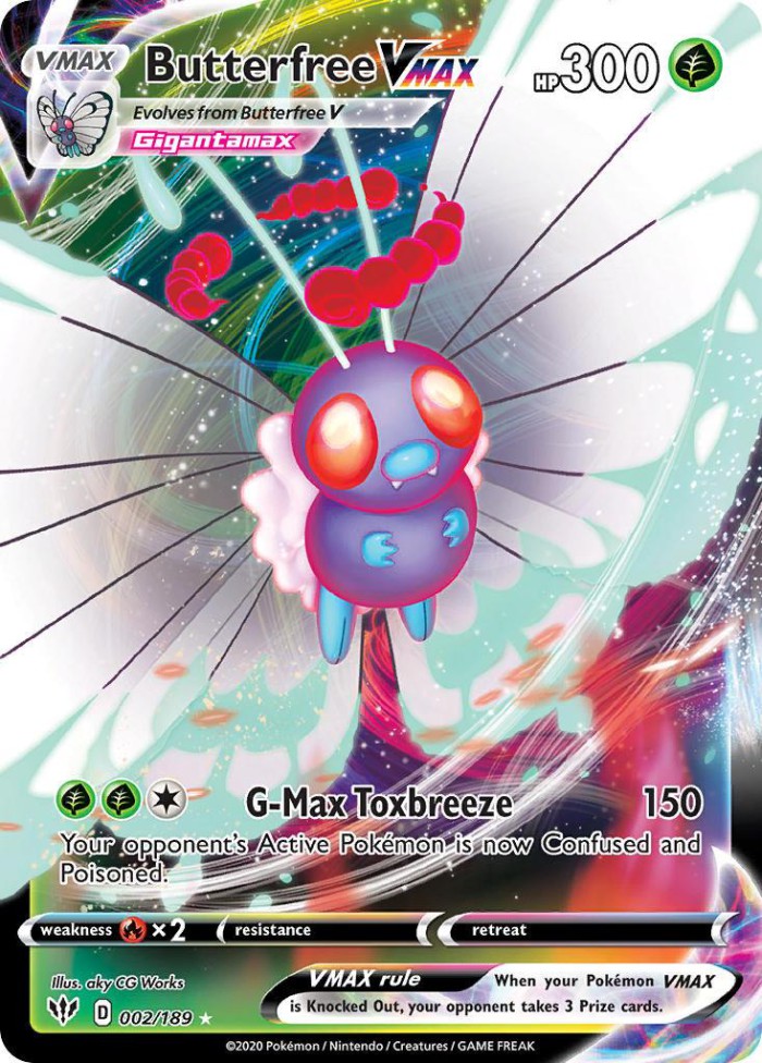 Carte Pokémon: Butterfree VMAX [Papilusion VMAX]