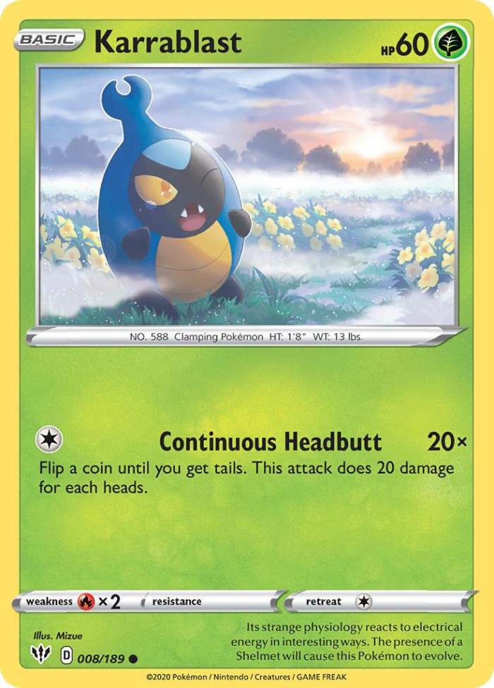 Carte Pokémon: Karrablast [Carabing]
