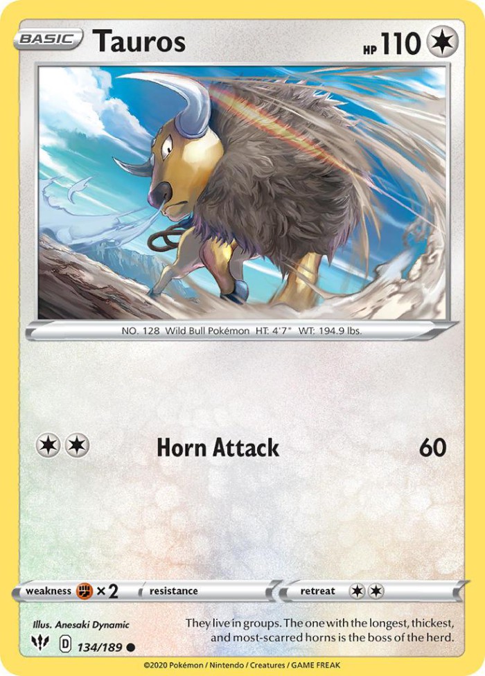 Carte Pokémon: Tauros [Tauros]