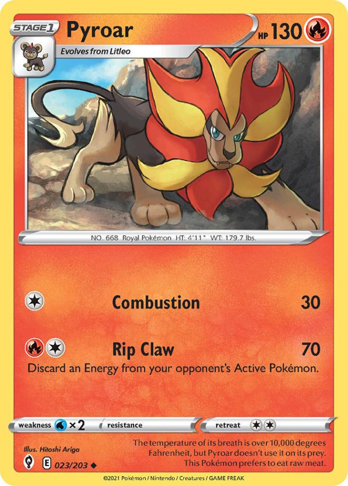 Carte Pokémon: Pyroar [Némélios]