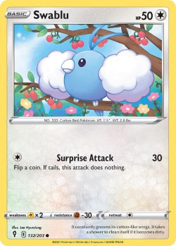 Carte Pokémon: Swablu