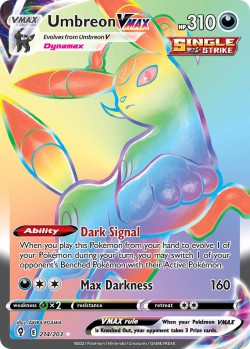 Carte Pokémon: Umbreon VMAX