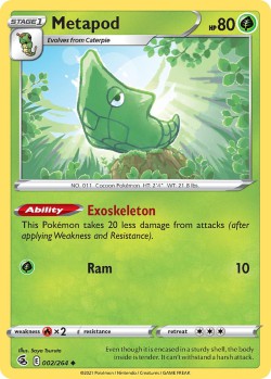 Carte Pokémon: Metapod